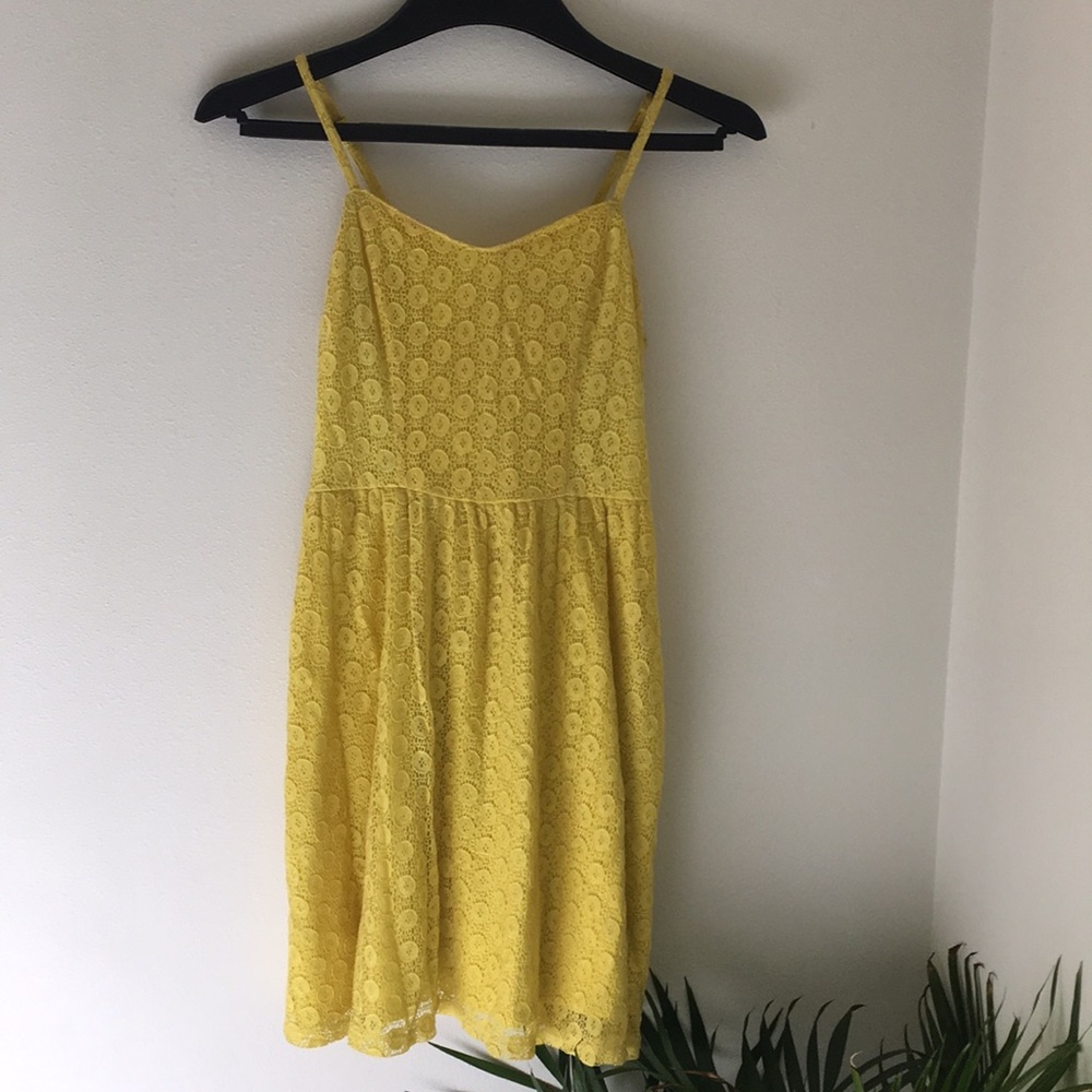 Yellow sun dress